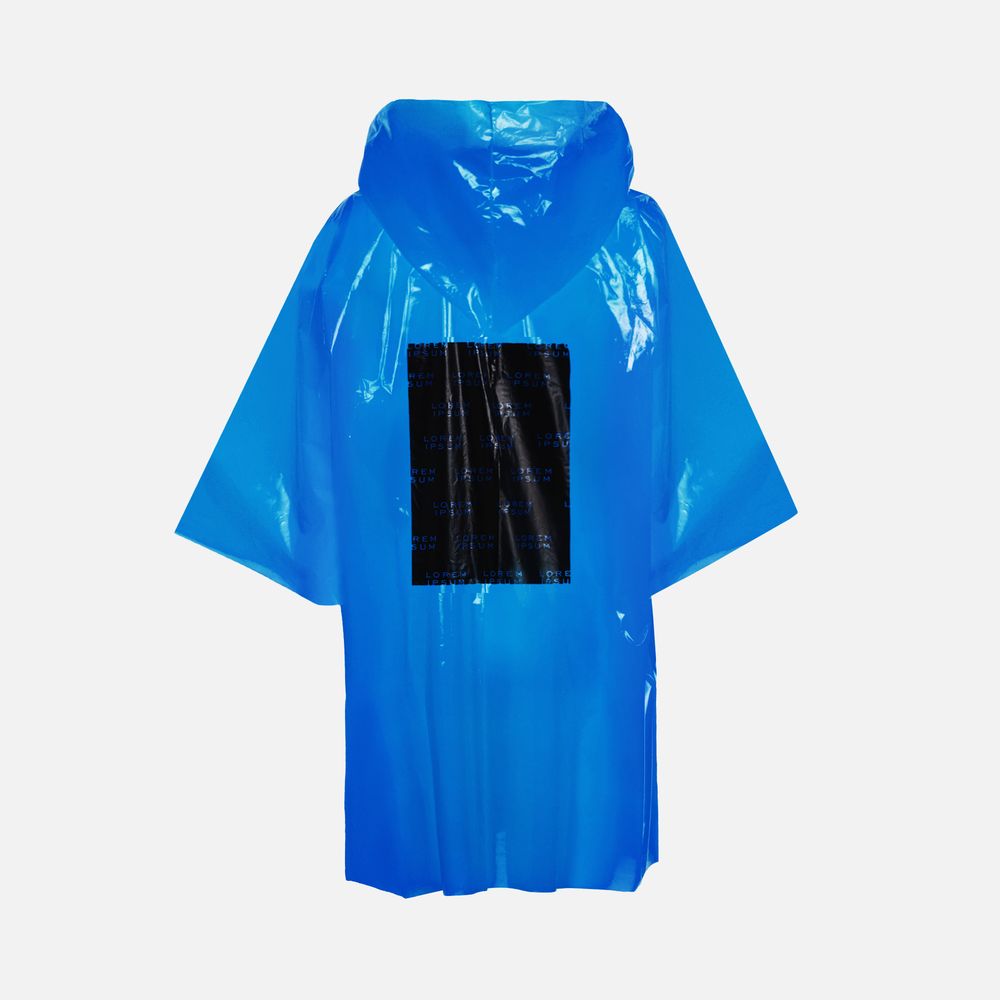 Дождевик-плащ BrightWay с печатью в один цвет на заказ-2