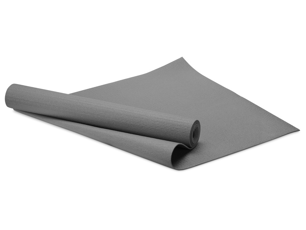ПВХ Коврик для йоги Asana, серый-2