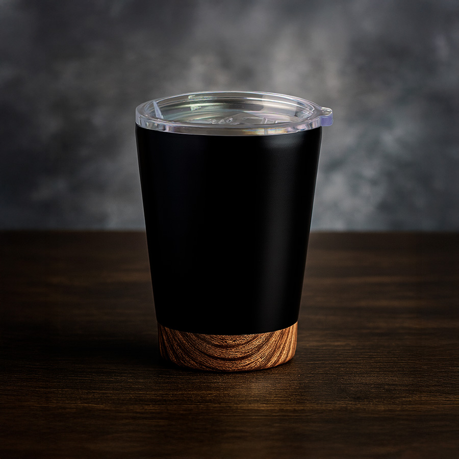 Термокружка CARBON, черный-6