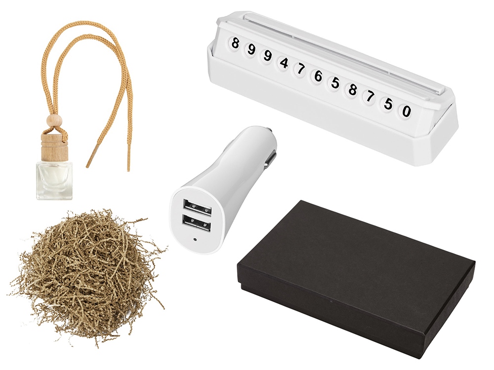 Подарочный набор с автовизиткой и адаптером-0