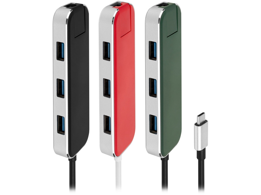 Хаб USB Rombica Type-C Chronos Green-4