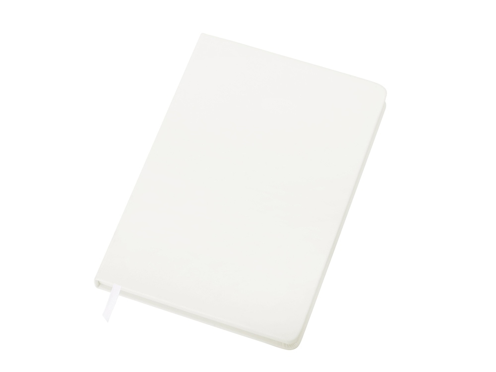 Бизнес-блокнот C2 софт-тач, твердая обложка, 128 листов, белый-0