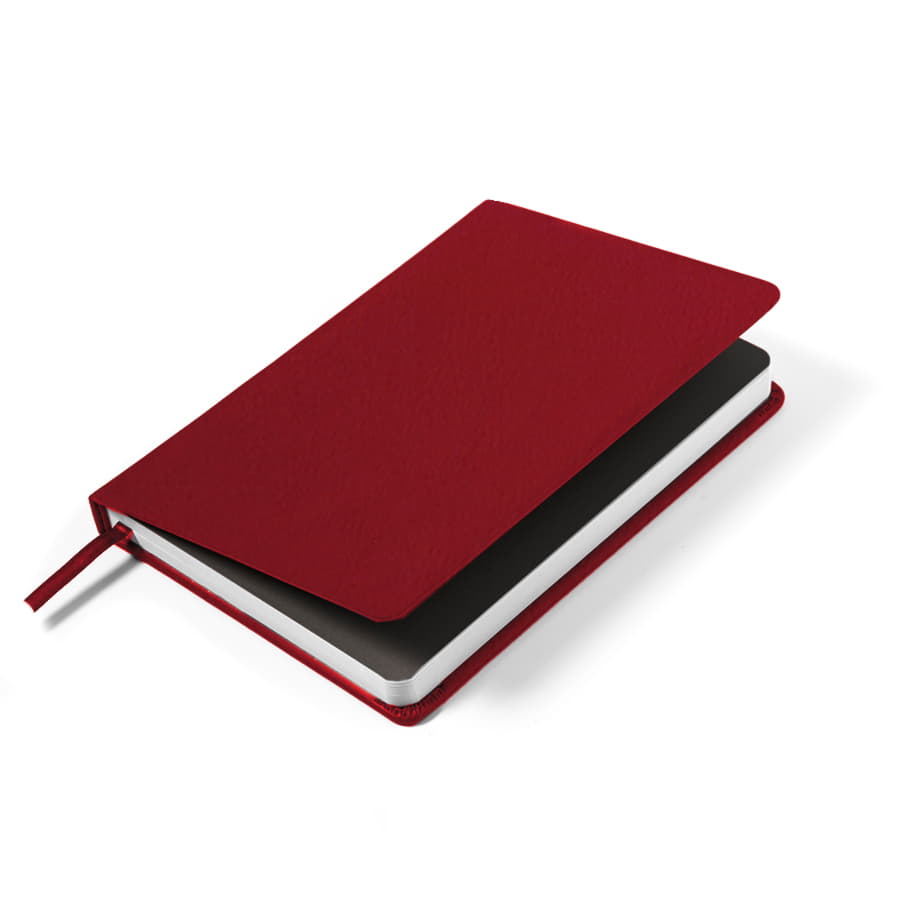 Ежедневник недатированный Duncan, формат А5,  в линейку, бордовый-4