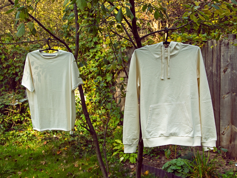 Толстовка с капюшоном мужская Pure, натуральный-8