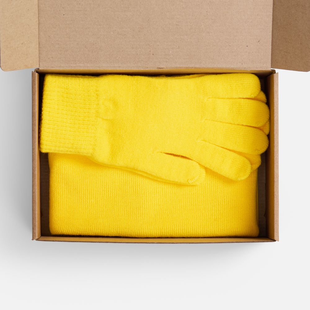 Набор Knit Warm, желтый-1