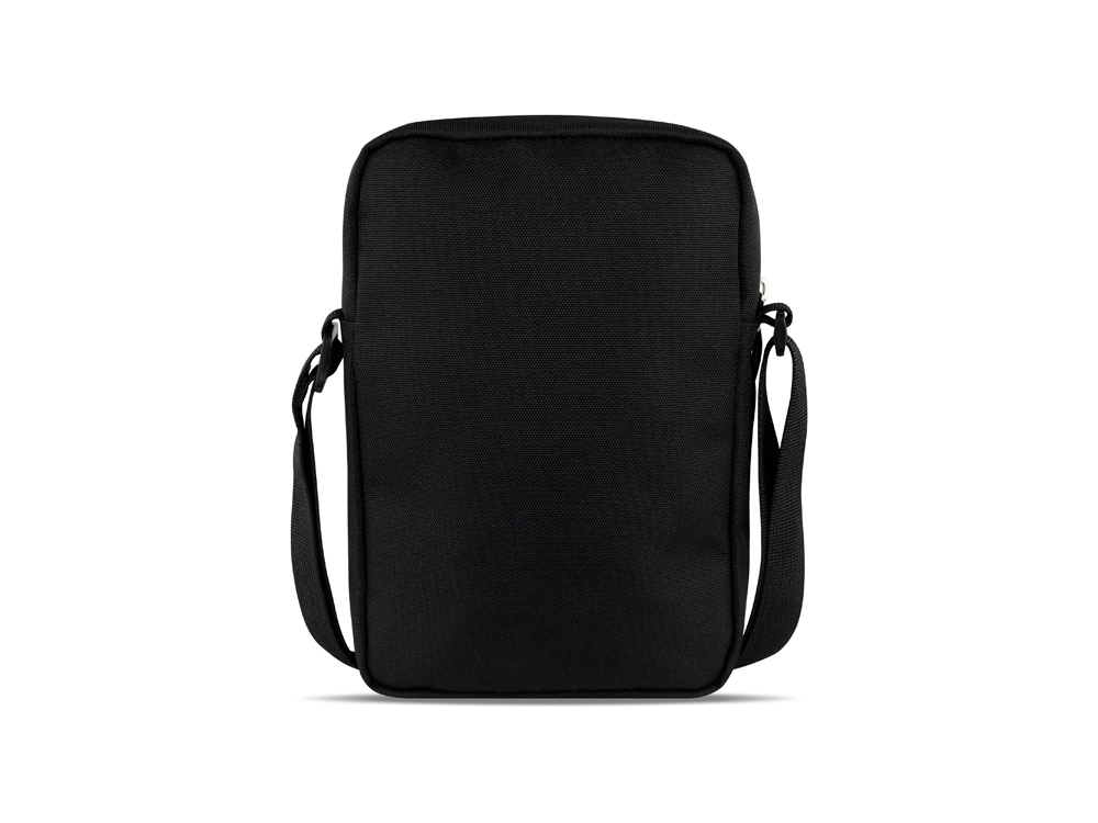 Сумка через плечо BUGATTI БЛАНК ОБЛЕГЧЕННАЯ | BLANC DELIGHT, чёрная, нейлон RPET600D/тарпаулин/полиэстер, 16х4х23 см, 1 л-7