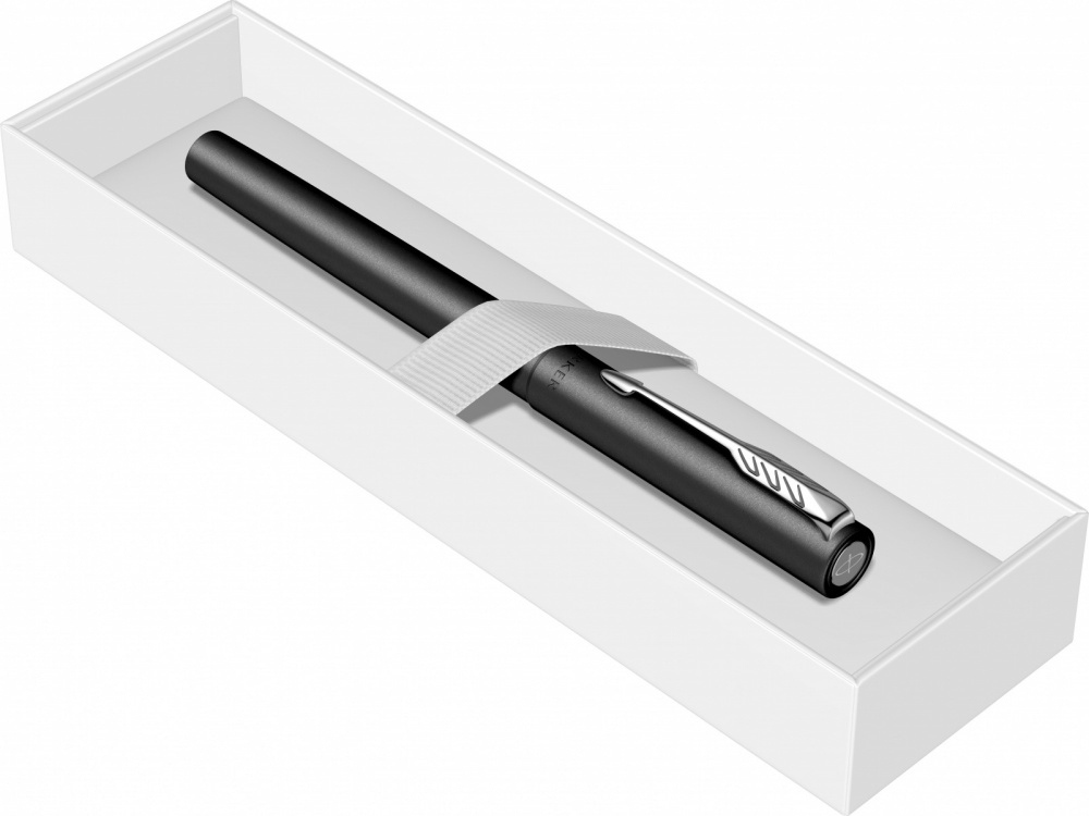 Ручка-роллер Parker Vector XL Black CT, стержень: F, цвет чернил:black, в подарочной упаковке-9
