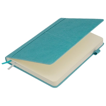 Ежедневник Smart Geneva Ostende А5, Бирюзовый-1