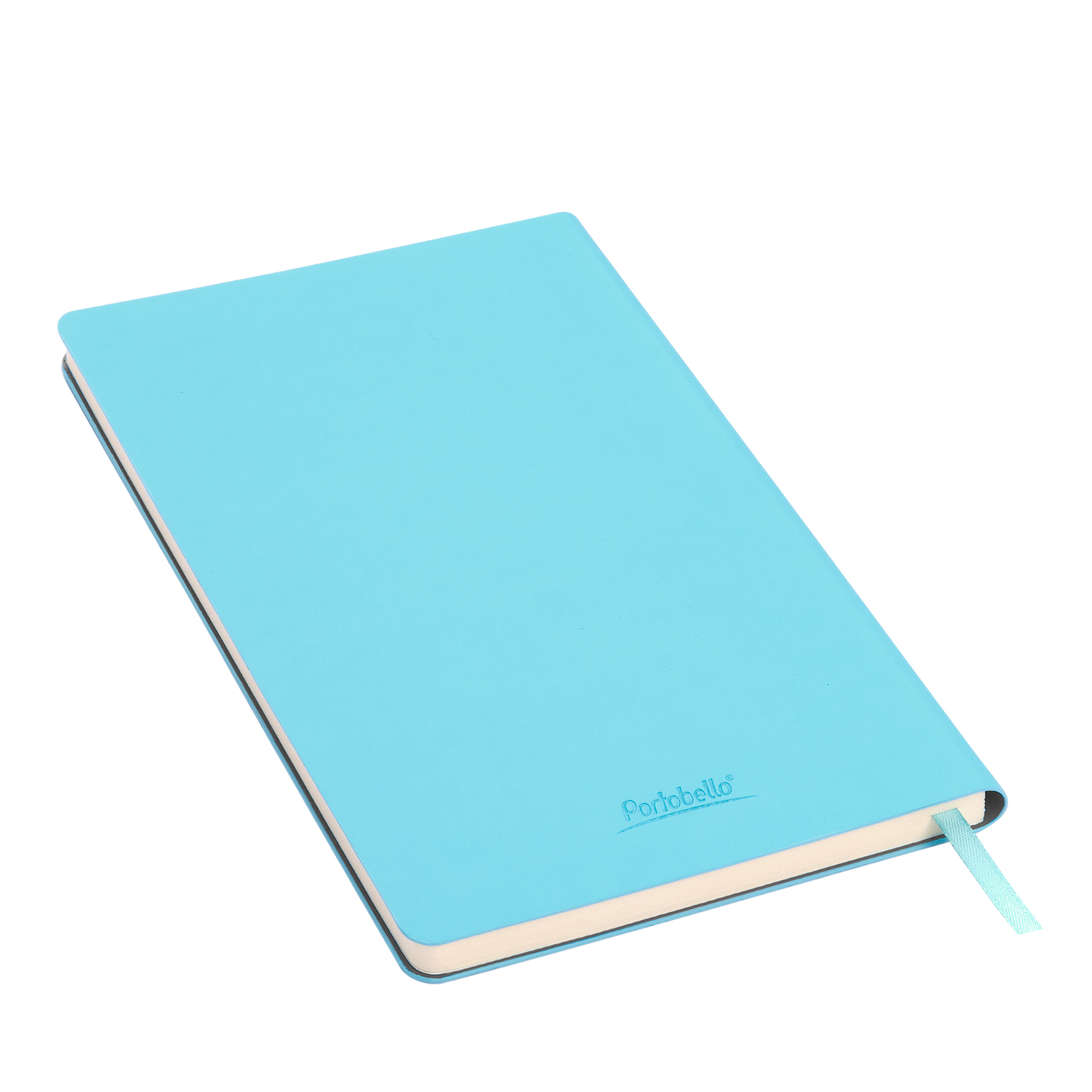 Ежедневник Spark недатированный, лазурный (без упаковки, без стикера, с серой подложкой)-4