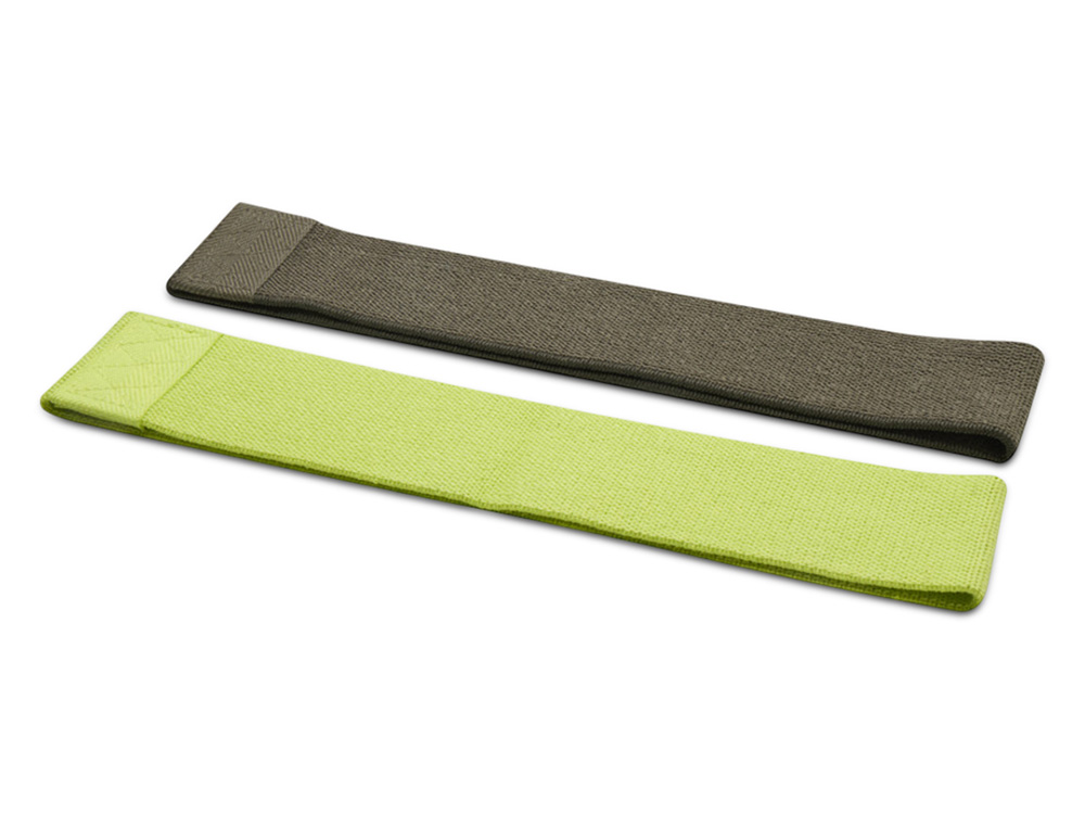 Набор из 2-х лент-эспандеров Grip - Лайм / Зеленый лесной-0