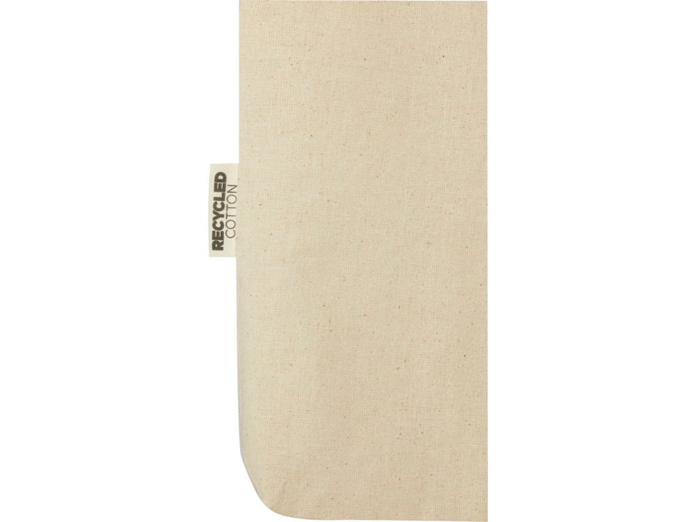 Эко-сумка Rainbow объемом 5л из переработанного хлопка плотностью 180 г/м2, натуральный-6