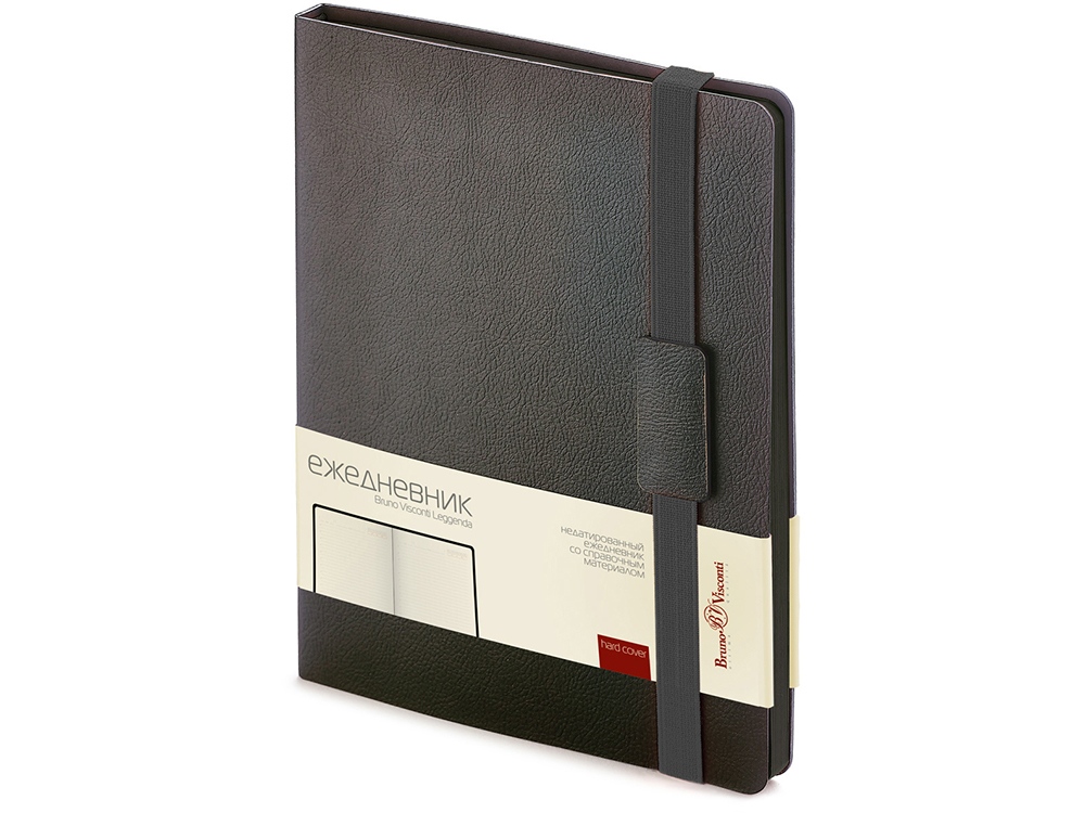 Ежедневник В5 недатированный Leggenda, черный-0