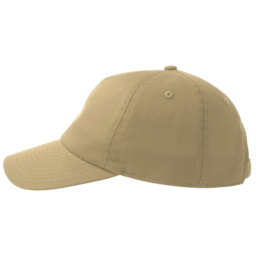 Бейсболка DAD HAT-S, 6 клиньев, металлическая застежка, бежевый-1