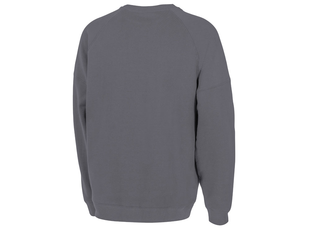 Свитшот оверсайз Paris, унисекс, темно-серый-11