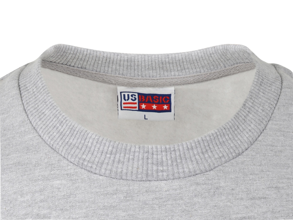 Свитшот Motion унисекс с начесом, серый меланж-10