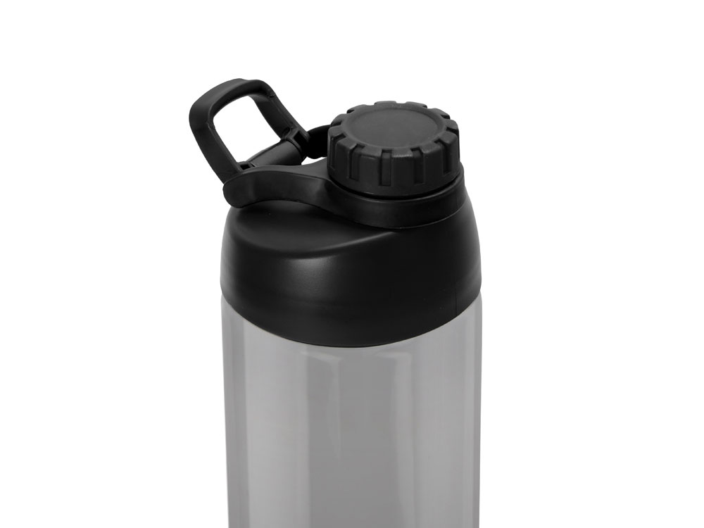 Спортивная бутылка для воды с держателем Biggy, 1000 мл, черный-4