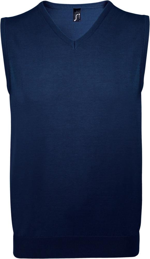 Жилет унисекс Gentlemen, темно-синий-1