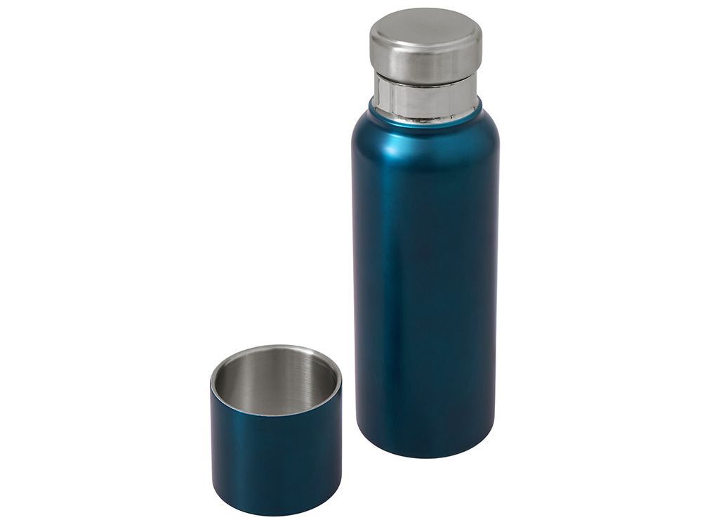 Вакуумный термос c магнитной крышкой Magne, 500 мл, темно-синий-4