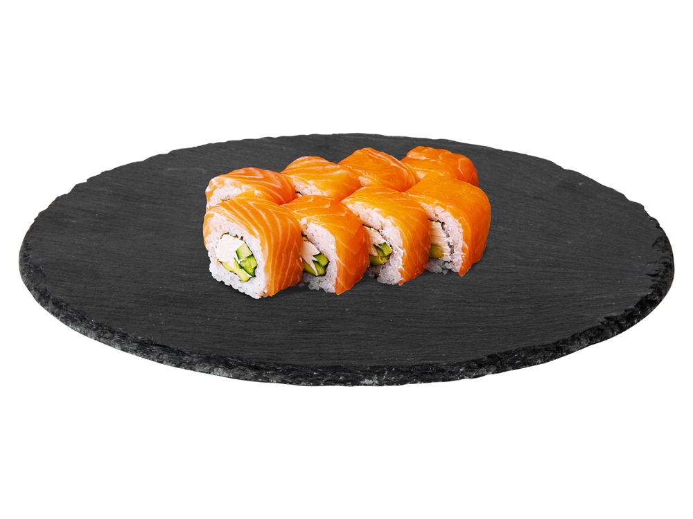 Круглая доска Moon для закусок, сланцевая 25 см-5