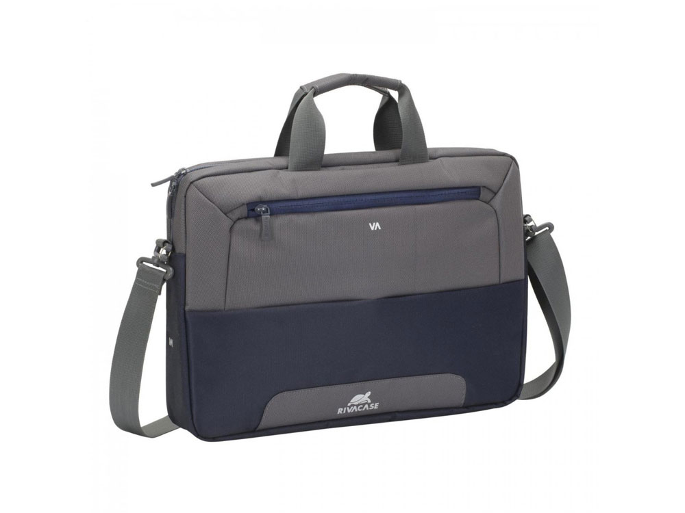 Сумка для ноутбука до 15.6, Стально-синий/серый.-0