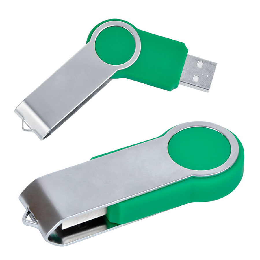 USB flash-карта "Swing" (8Гб), зеленый-0