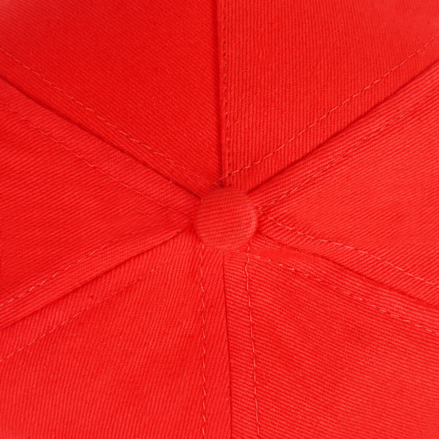 Бейсболка HIT, 5 клиньев,  застежка на липучке, красный-5