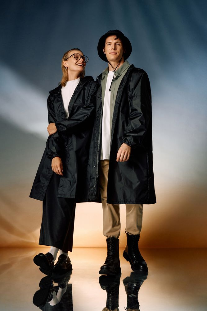 Дождевик унисекс Rainman, черный-5