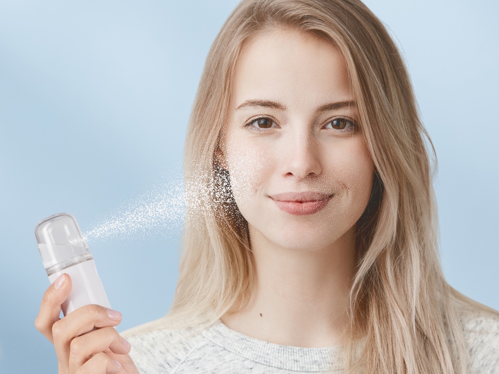 Портативный увлажнитель для лица Refresh,  белый-10