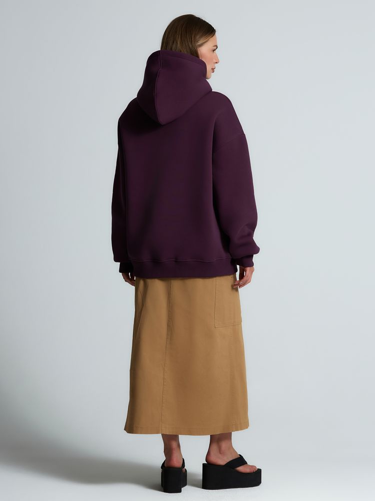 Худи Kulonga Oversize, фиолетовое-4