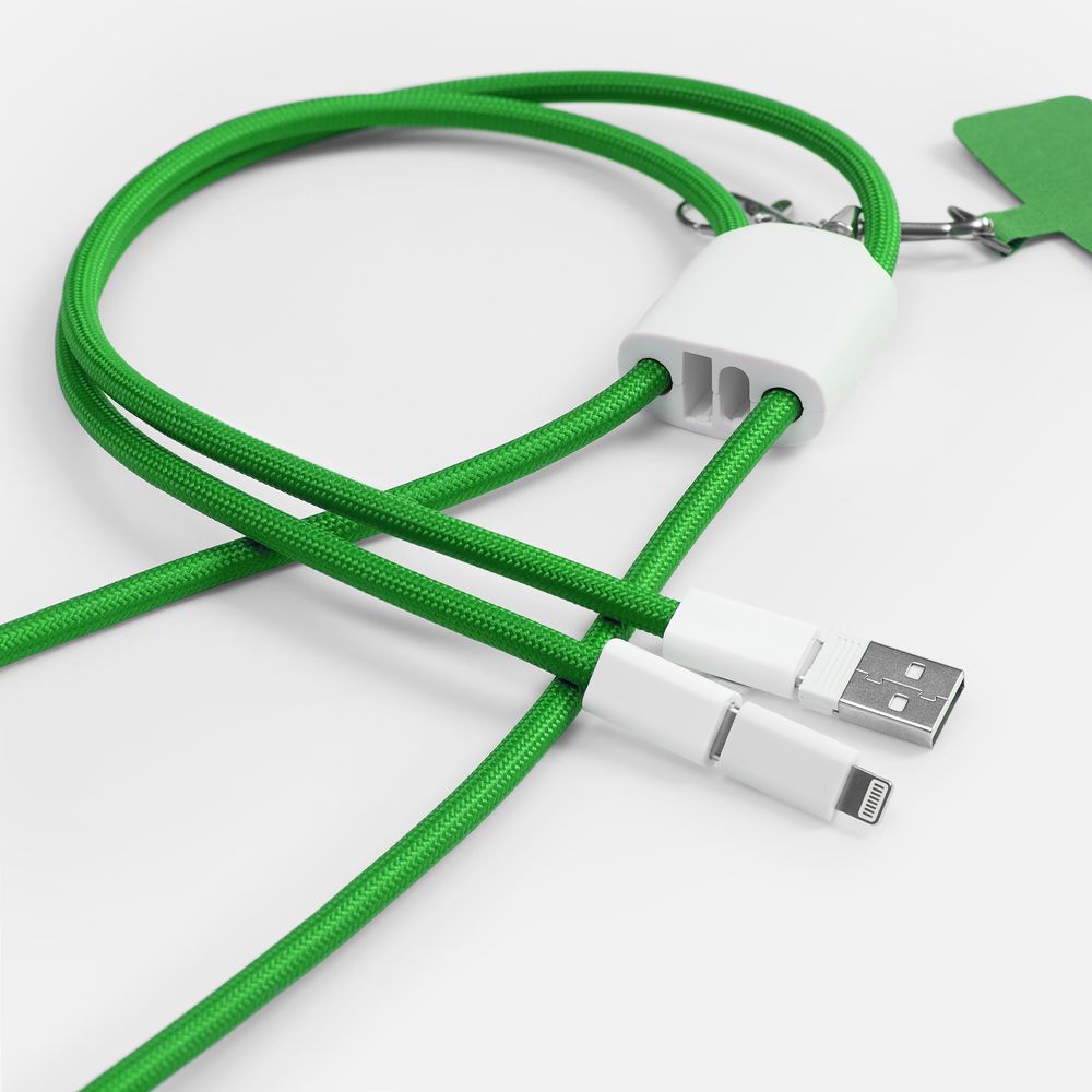Кабель-ланьярд energyFlex Pro, зеленый-0
