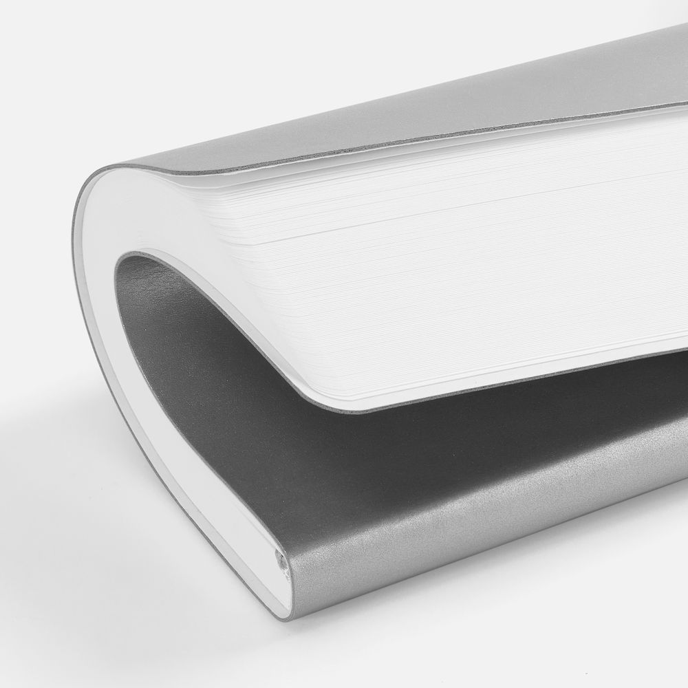 Ежедневник Waltz, недатированный, серебристый-3