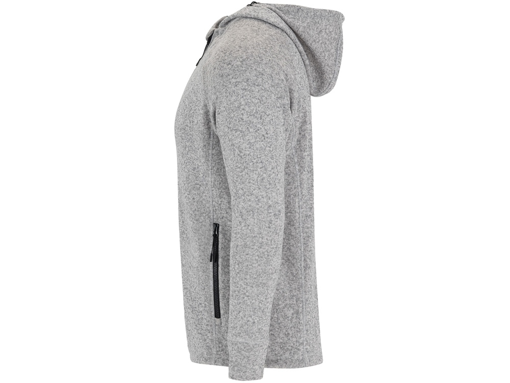 Толстовка на молнии Everest, меланжевый белый-2