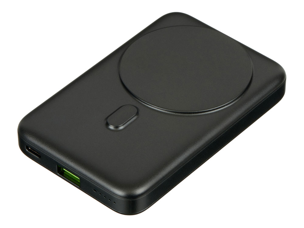 Внешний беспроводной аккумулятор GenerIQ, 10000 мАч, черный-2