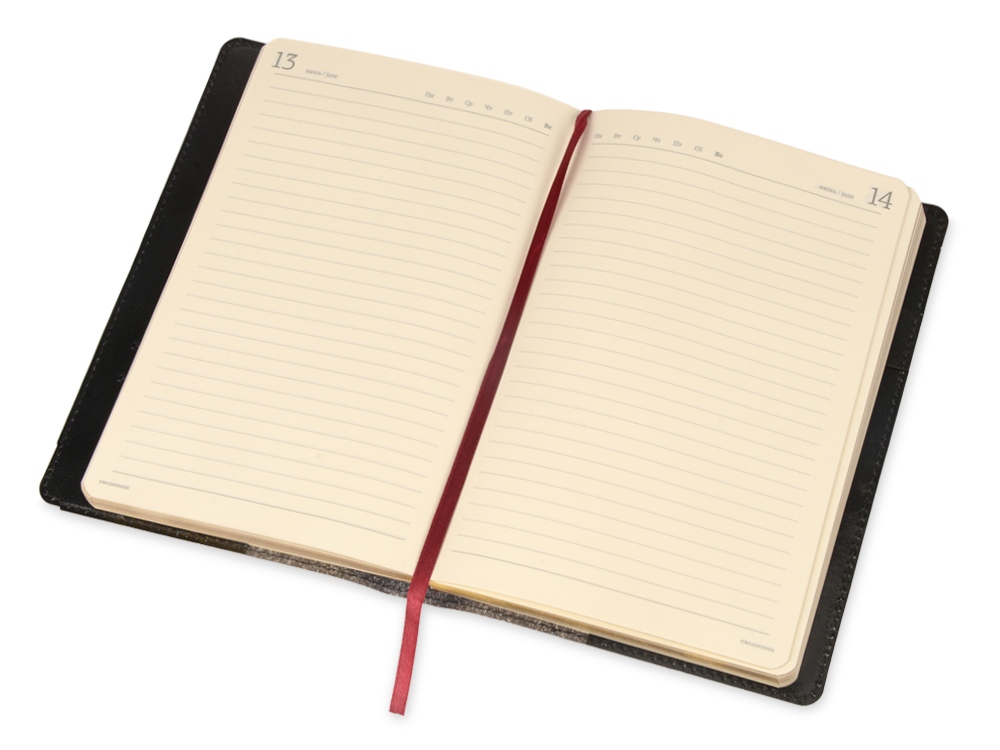 Ежедневник полудатированный портфолио А5  PROFY черный-6