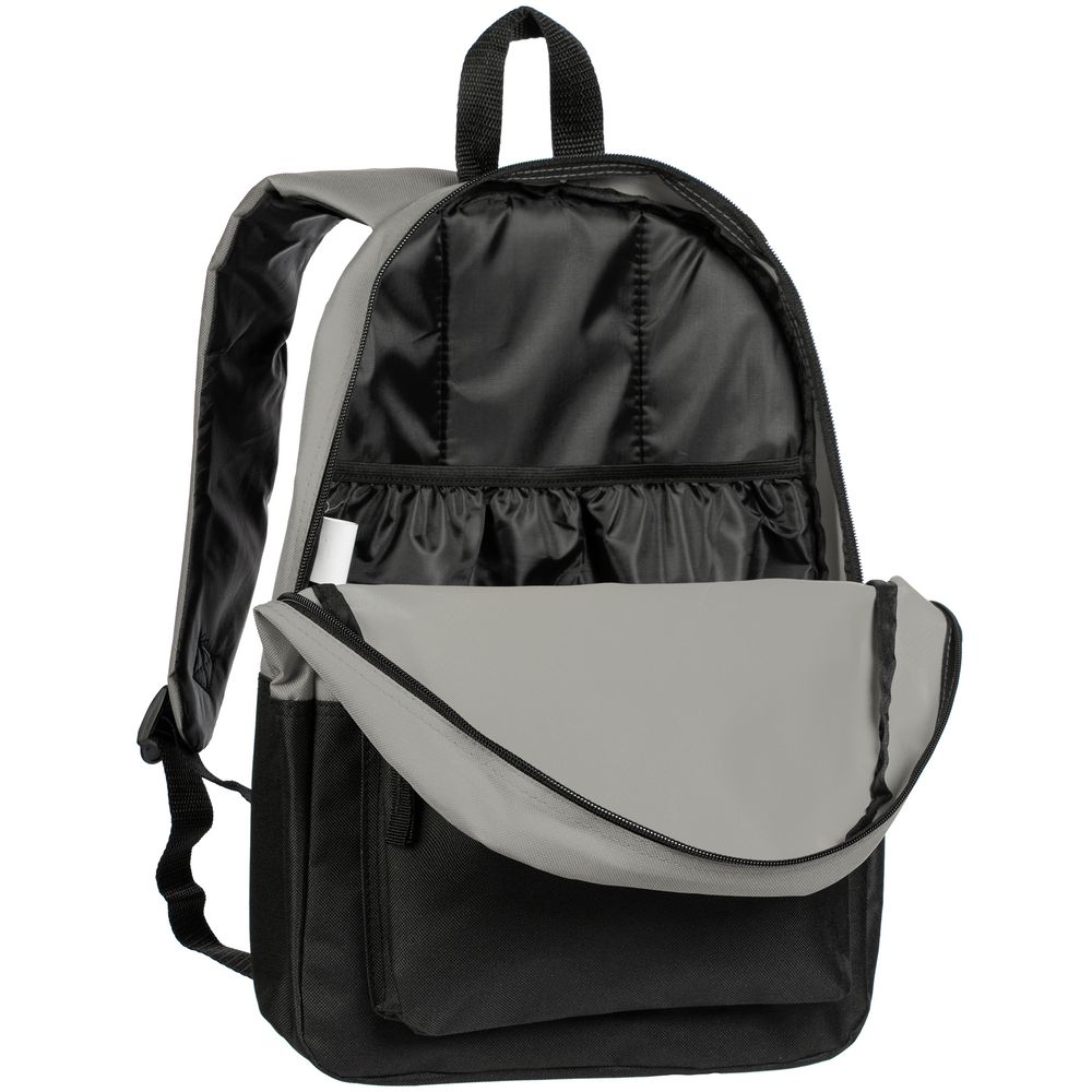Рюкзак Base Up, черный с серым-2