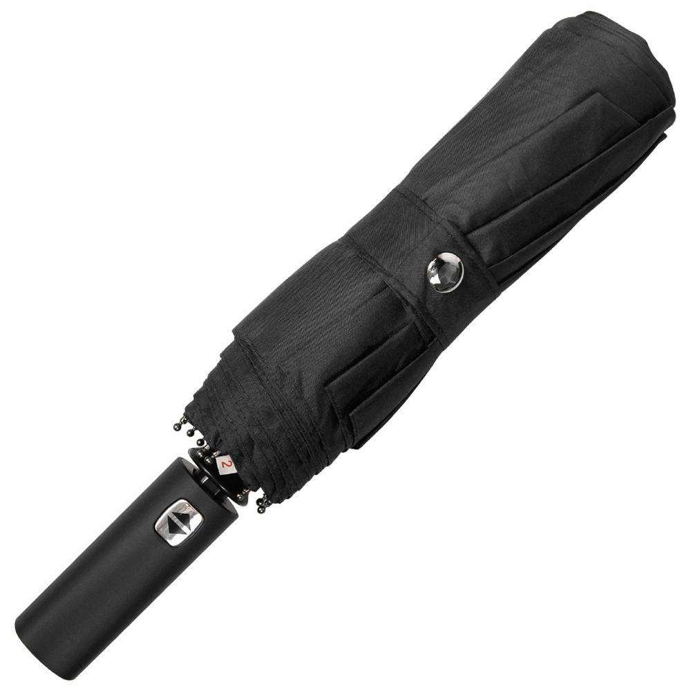 Зонт складной автоматический Forest Lotus, Чёрный-4