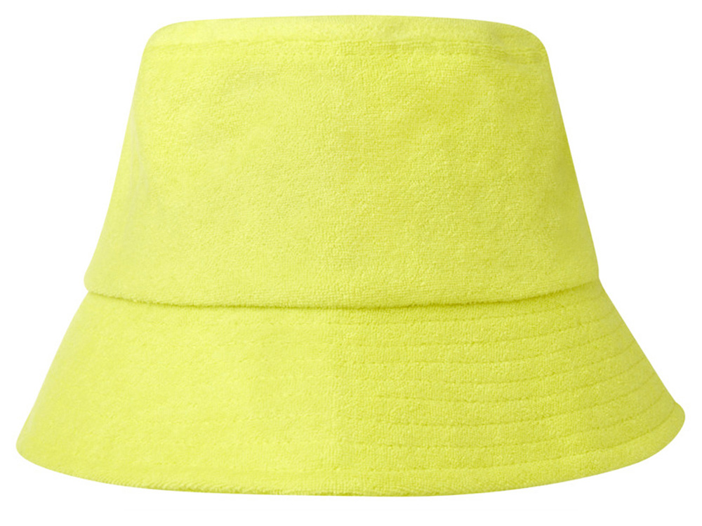 Панама Melo из переработанного махрового материала, сертифицированного GRS - Лайм-2