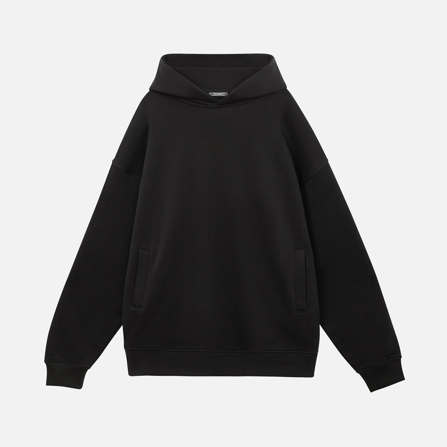 Худи оверсайз унисекс Фьюжн (Fusion), черный-8