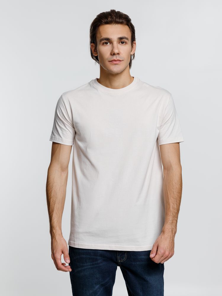 Футболка унисекс T-Bolka 160, молочно-белая-3