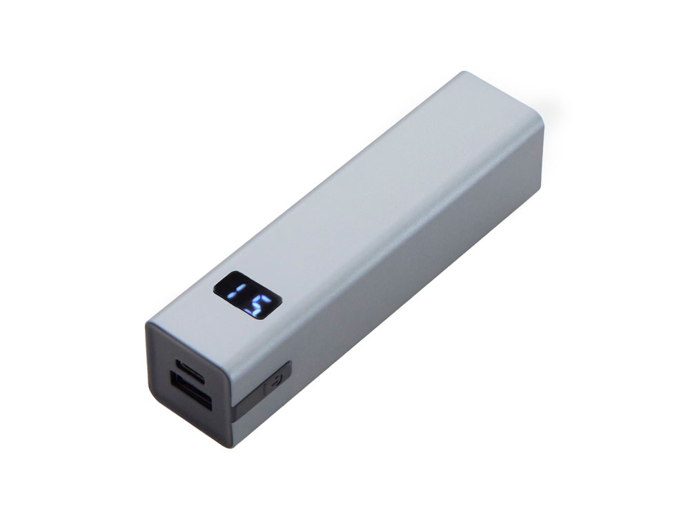 Внешний аккумулятор Rail, 5000 mAh, темно-серый-0