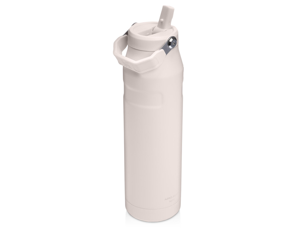 Бутылка для воды объемом 1,06 литра с откидной трубочкой Stanley IceFlow™ 2.0 - Light pink-0
