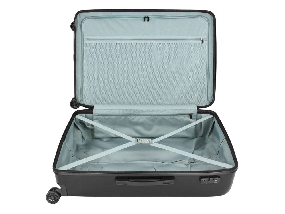 Чемодан BUGATTI КАЛЛИСТО | KALLISTO, чёрный, АБС-пластик, 50,5х30,5х74 см, 100 л-1