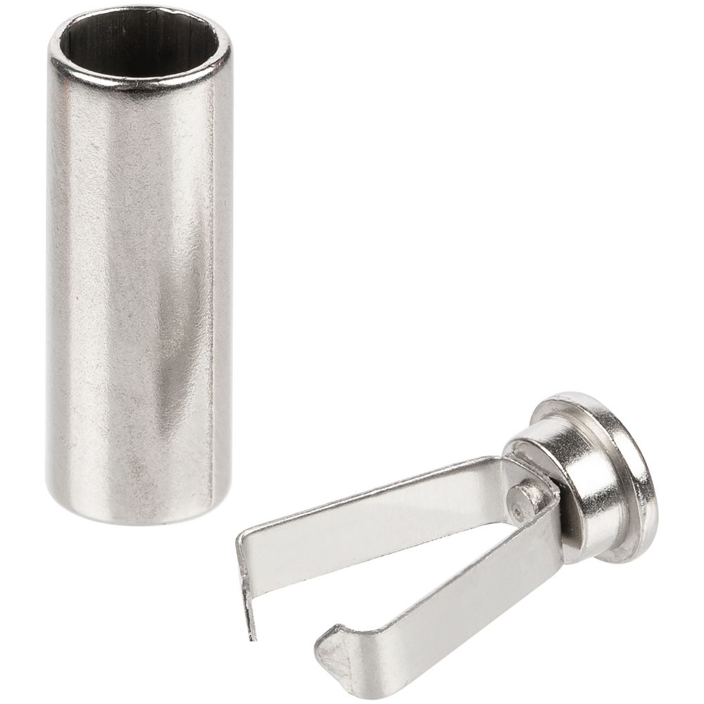 Наконечник для шнурка Nozzle, ver.2, серебристый-1