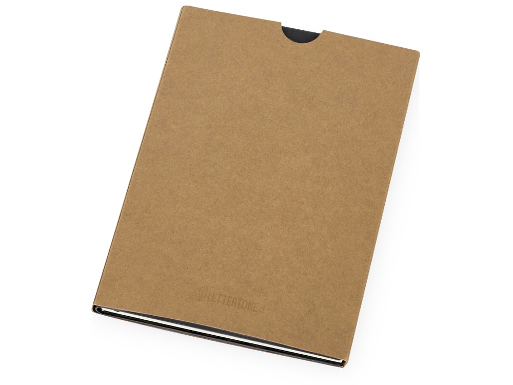 Блокнот Horizon с горизонтальной резинкой, гибкая обложка, 80 листов, черный-6