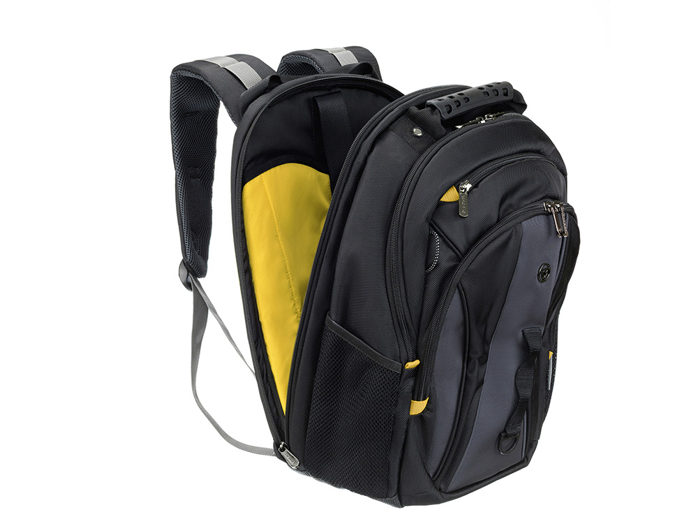 Рюкзак TORBER МЕГАПОЛИС с отделением для ноутбука 15.6, чёрный/серый, полиэстер, 37 х 17 х 45 см-8