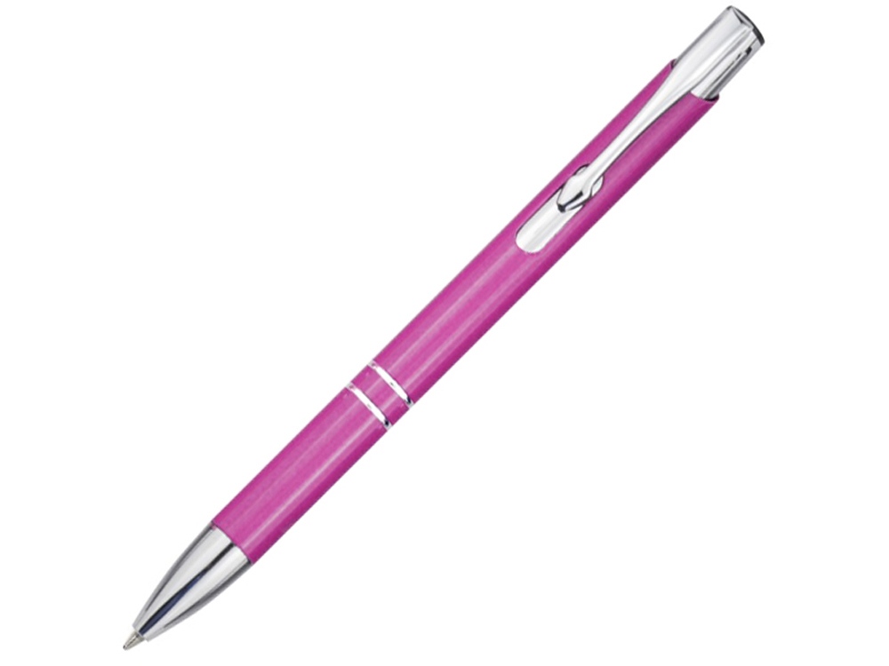 Шариковая ручка Moneta из переработанного алюминия - Фуксия-0