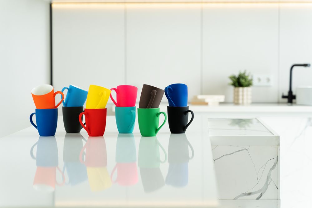 Кружка Good Morning с покрытием софт-тач, ver.2, серая-3