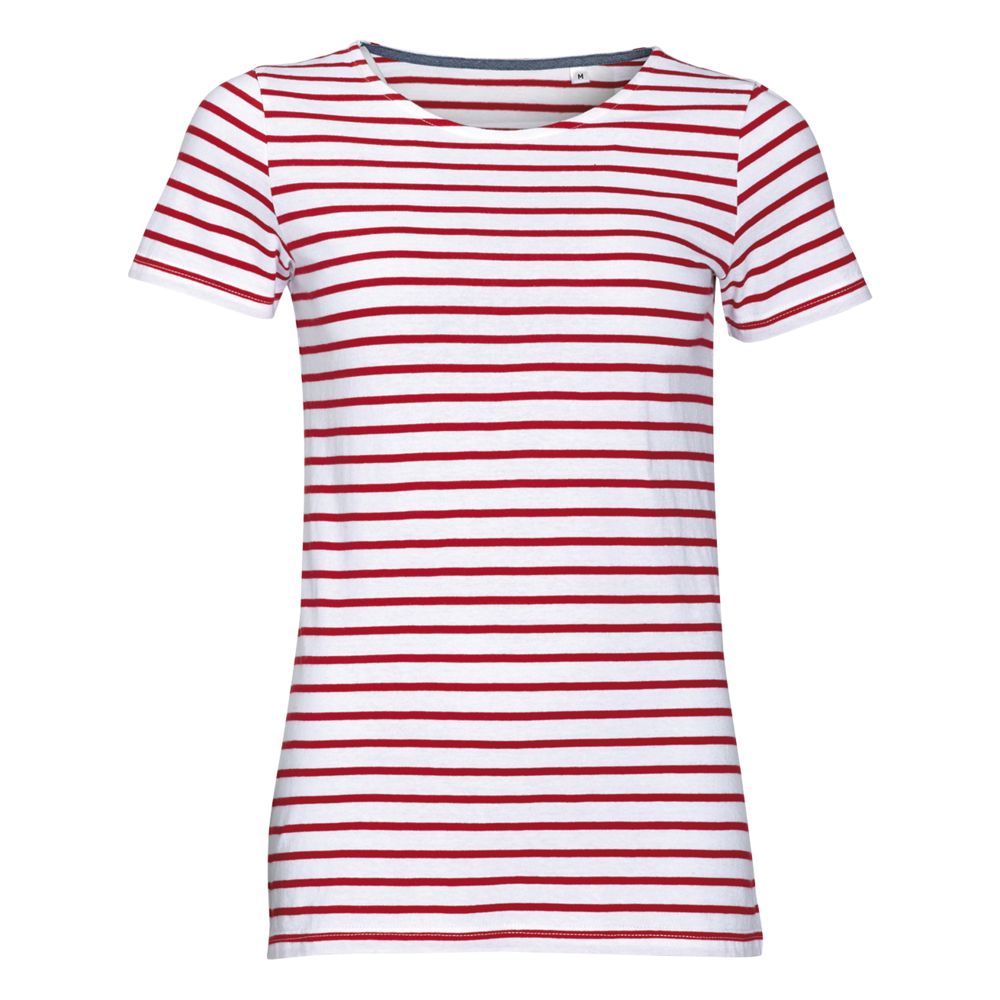 Футболка Miles Women белая с красным-1