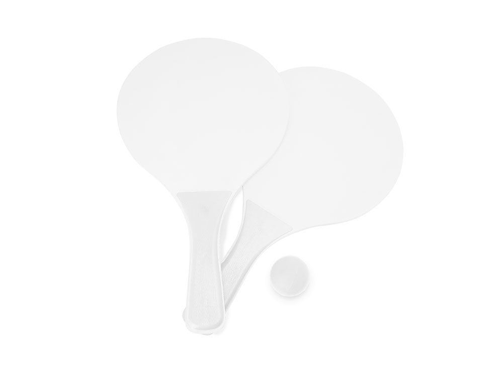 Набор FEROE для игры на пляже (2 ракетки и мячик), белый-0