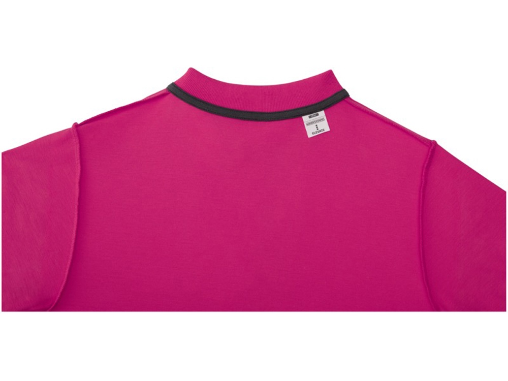 Женское поло Helios с коротким рукавом, фуксия-3